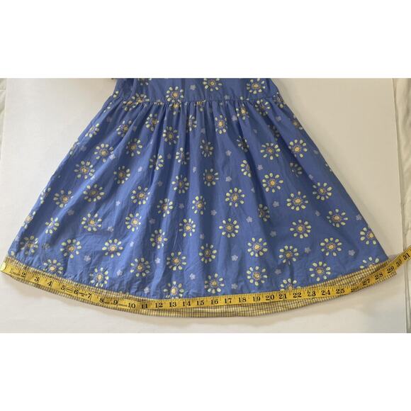 Vintage CC Bates Cotton Plaid Floral Short Sleeve Dress Size 5/6 - Picture 10 of 10